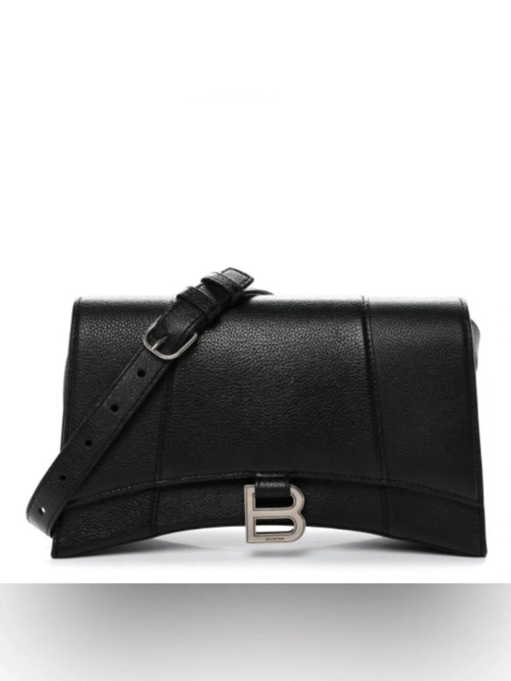 Balenciaga Grained Calfskin Hourglass East-West Sling Bag - with Dust Bag